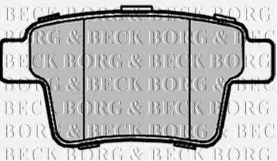BORG & BECK bbp1933 -  Комплект тормозных колодок, дисковый тормоз